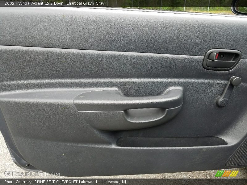 Charcoal Gray / Gray 2009 Hyundai Accent GS 3 Door
