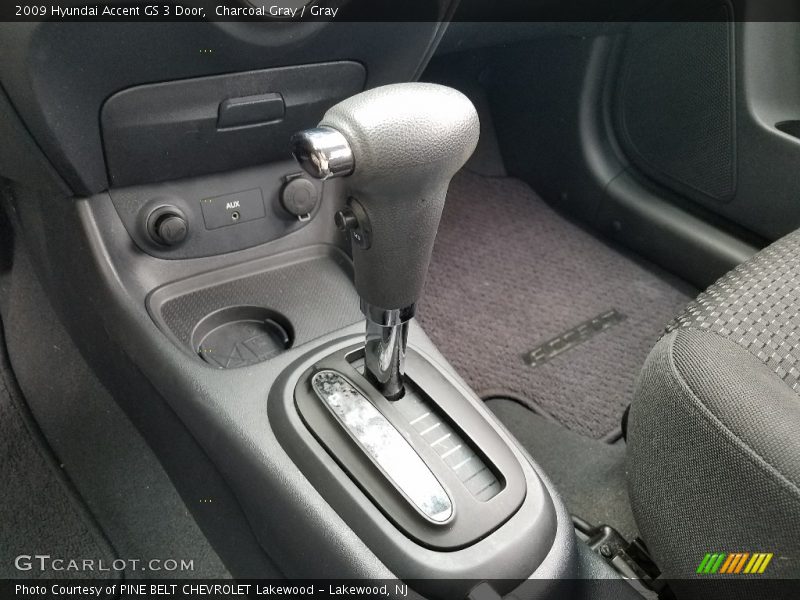 Charcoal Gray / Gray 2009 Hyundai Accent GS 3 Door