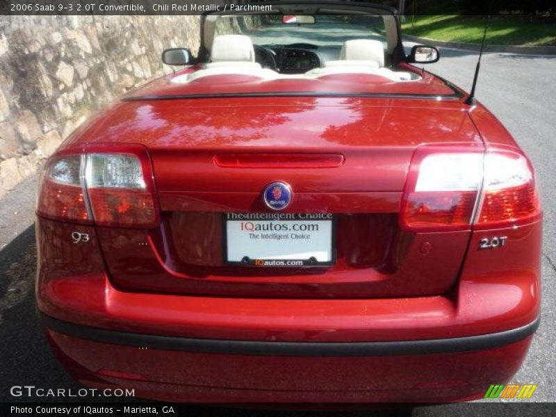 Chili Red Metallic / Parchment 2006 Saab 9-3 2.0T Convertible