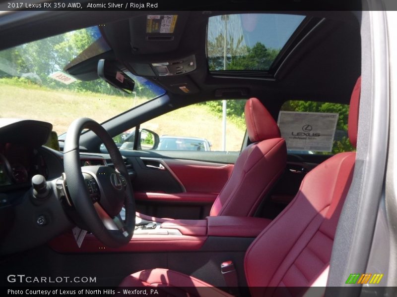 Atomic Silver / Rioja Red 2017 Lexus RX 350 AWD