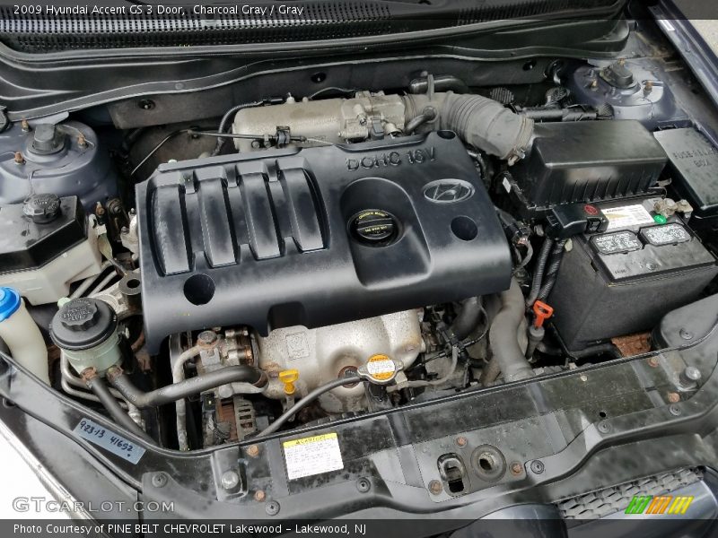 Charcoal Gray / Gray 2009 Hyundai Accent GS 3 Door