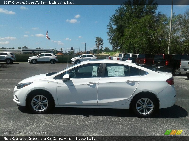 Summit White / Jet Black 2017 Chevrolet Cruze LT