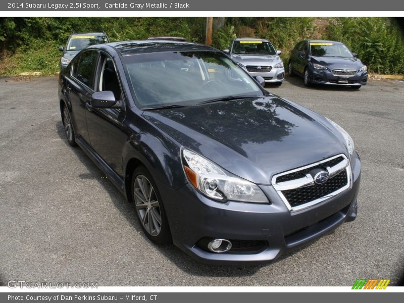 Carbide Gray Metallic / Black 2014 Subaru Legacy 2.5i Sport