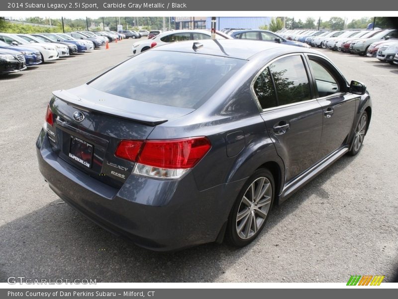 Carbide Gray Metallic / Black 2014 Subaru Legacy 2.5i Sport