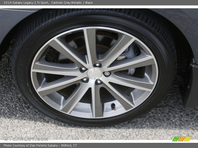Carbide Gray Metallic / Black 2014 Subaru Legacy 2.5i Sport
