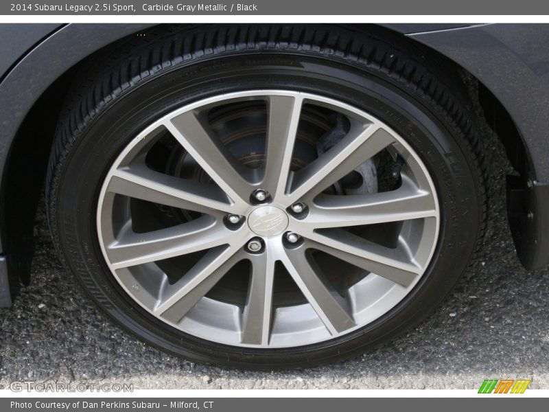 Carbide Gray Metallic / Black 2014 Subaru Legacy 2.5i Sport