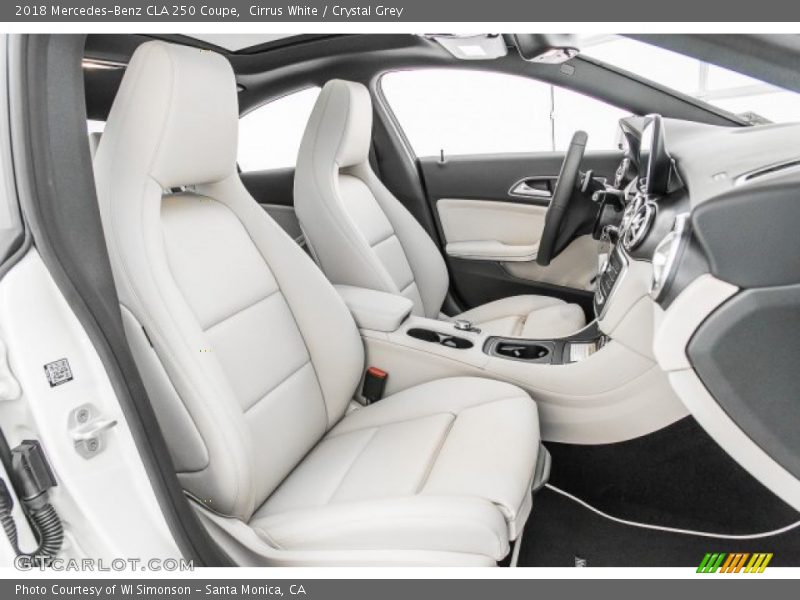 Cirrus White / Crystal Grey 2018 Mercedes-Benz CLA 250 Coupe