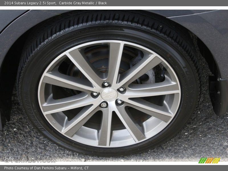 Carbide Gray Metallic / Black 2014 Subaru Legacy 2.5i Sport