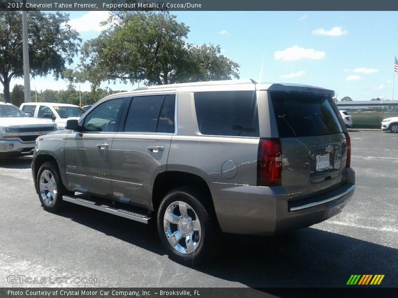 Pepperdust Metallic / Cocoa/Dune 2017 Chevrolet Tahoe Premier