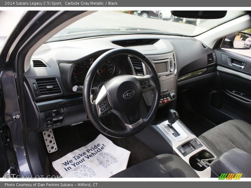 Carbide Gray Metallic / Black 2014 Subaru Legacy 2.5i Sport