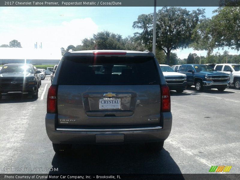 Pepperdust Metallic / Cocoa/Dune 2017 Chevrolet Tahoe Premier