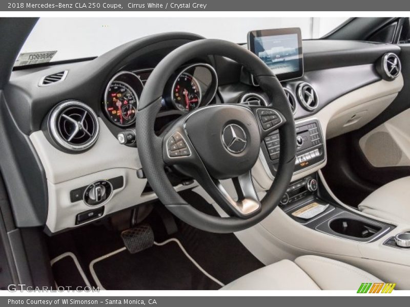 Cirrus White / Crystal Grey 2018 Mercedes-Benz CLA 250 Coupe