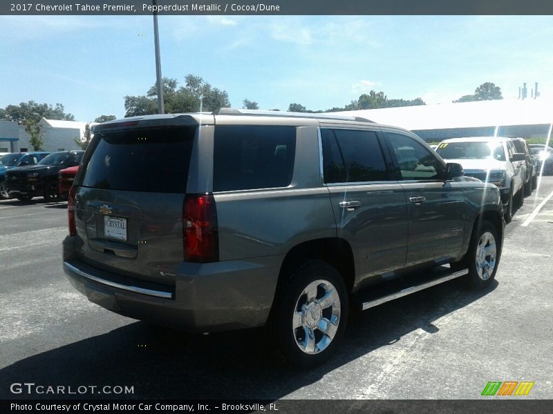 Pepperdust Metallic / Cocoa/Dune 2017 Chevrolet Tahoe Premier