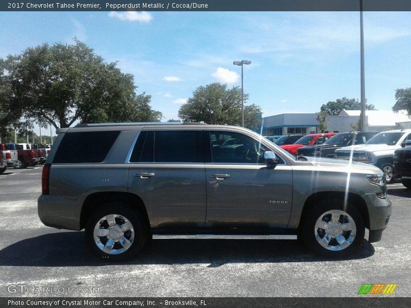 Pepperdust Metallic / Cocoa/Dune 2017 Chevrolet Tahoe Premier