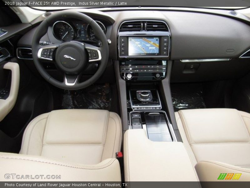 Indus Silver Metallic / Latte 2018 Jaguar F-PACE 25t AWD Prestige