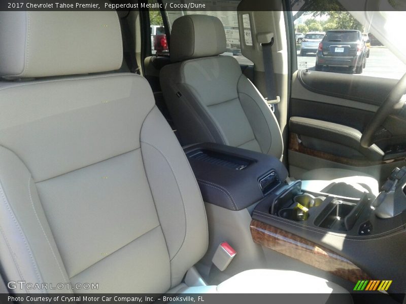 Pepperdust Metallic / Cocoa/Dune 2017 Chevrolet Tahoe Premier