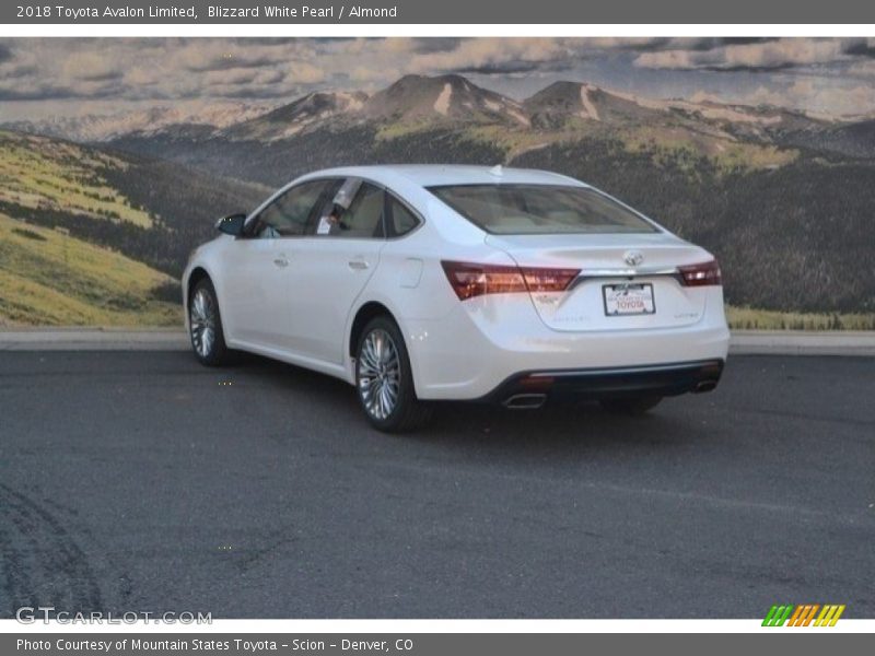 Blizzard White Pearl / Almond 2018 Toyota Avalon Limited