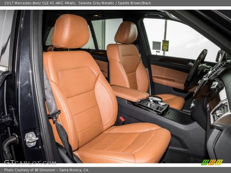  2017 GLE 43 AMG 4Matic Saddle Brown/Black Interior