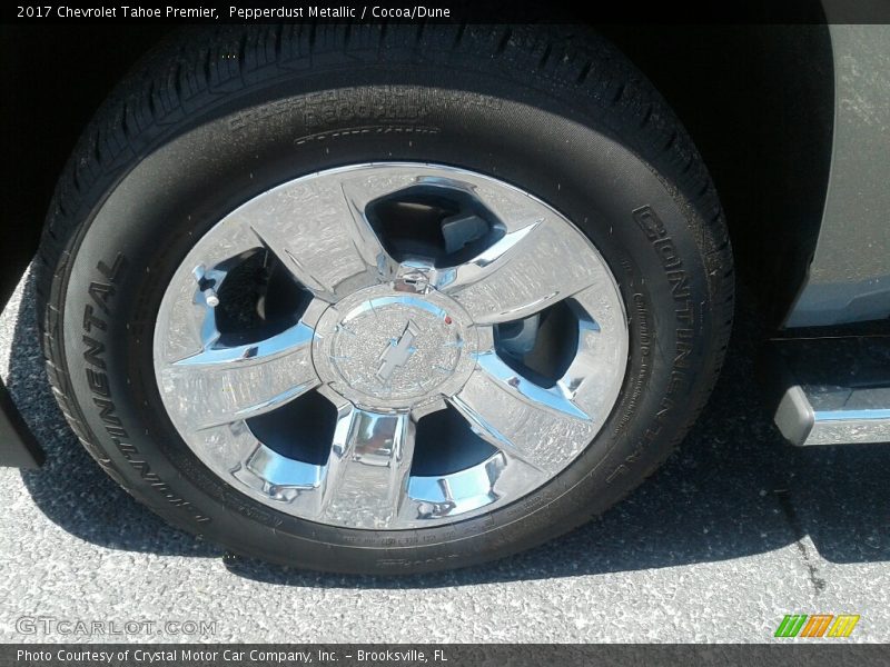 Pepperdust Metallic / Cocoa/Dune 2017 Chevrolet Tahoe Premier