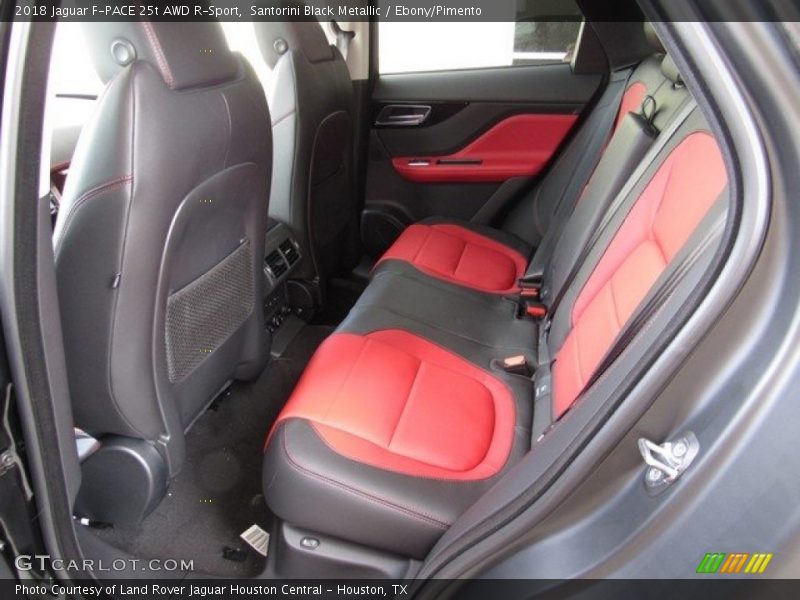 Rear Seat of 2018 F-PACE 25t AWD R-Sport