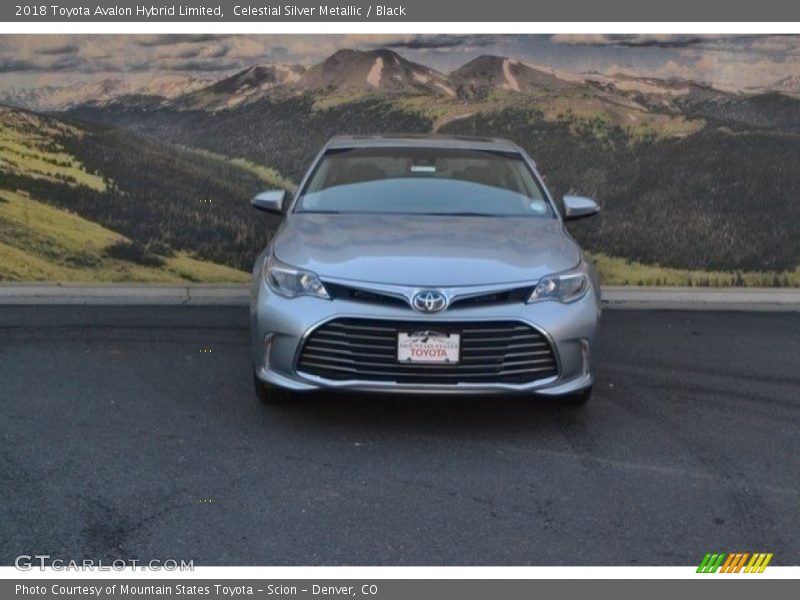 Celestial Silver Metallic / Black 2018 Toyota Avalon Hybrid Limited