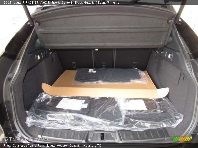 Santorini Black Metallic / Ebony/Pimento 2018 Jaguar F-PACE 25t AWD R-Sport