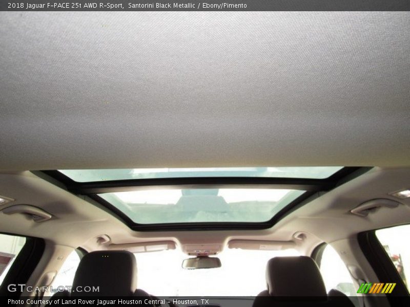 Santorini Black Metallic / Ebony/Pimento 2018 Jaguar F-PACE 25t AWD R-Sport