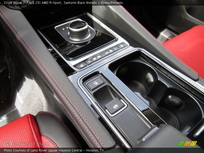 Santorini Black Metallic / Ebony/Pimento 2018 Jaguar F-PACE 25t AWD R-Sport