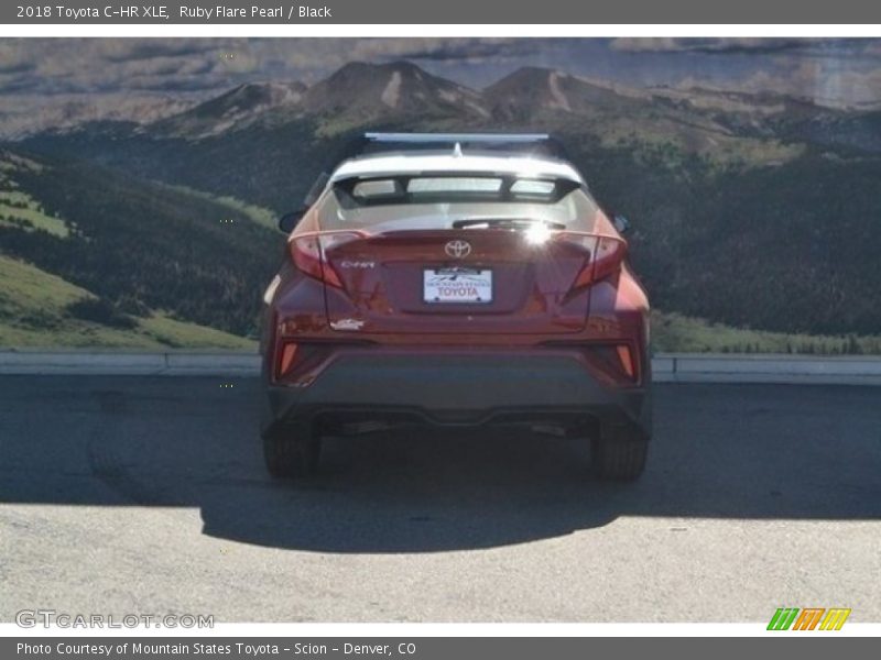 Ruby Flare Pearl / Black 2018 Toyota C-HR XLE
