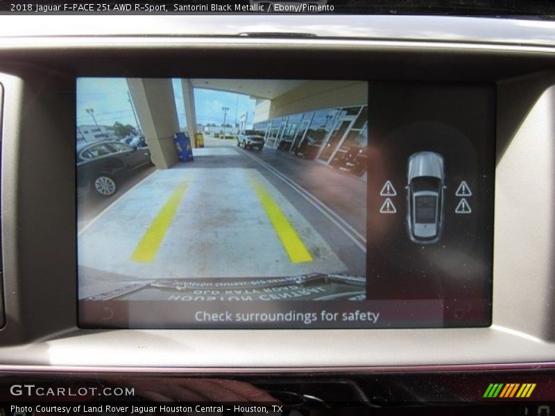 Santorini Black Metallic / Ebony/Pimento 2018 Jaguar F-PACE 25t AWD R-Sport