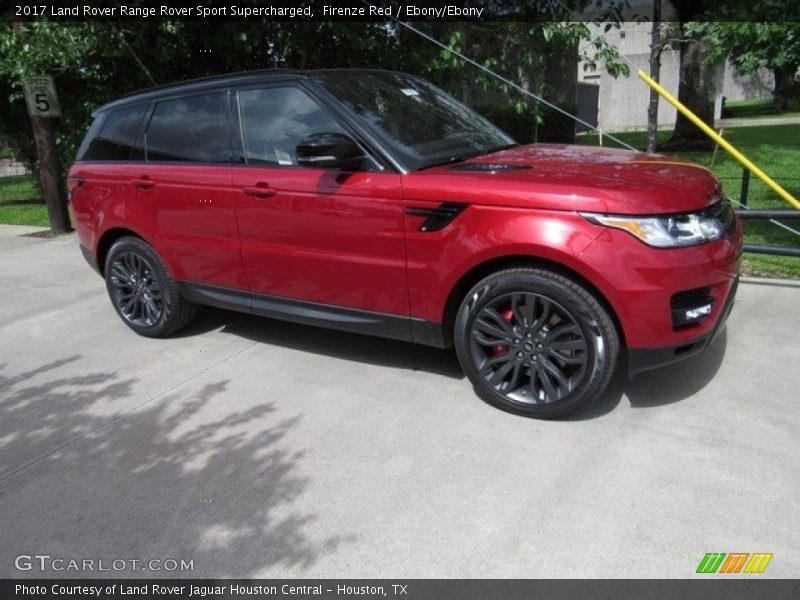 Firenze Red / Ebony/Ebony 2017 Land Rover Range Rover Sport Supercharged