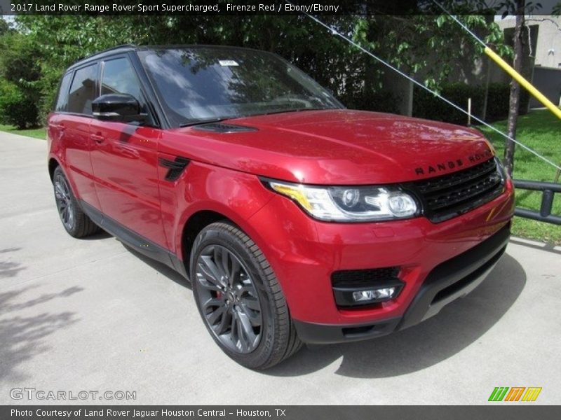 Firenze Red / Ebony/Ebony 2017 Land Rover Range Rover Sport Supercharged