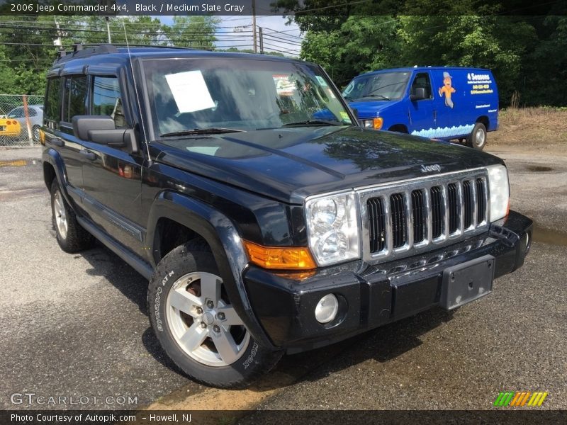 Black / Medium Slate Gray 2006 Jeep Commander 4x4