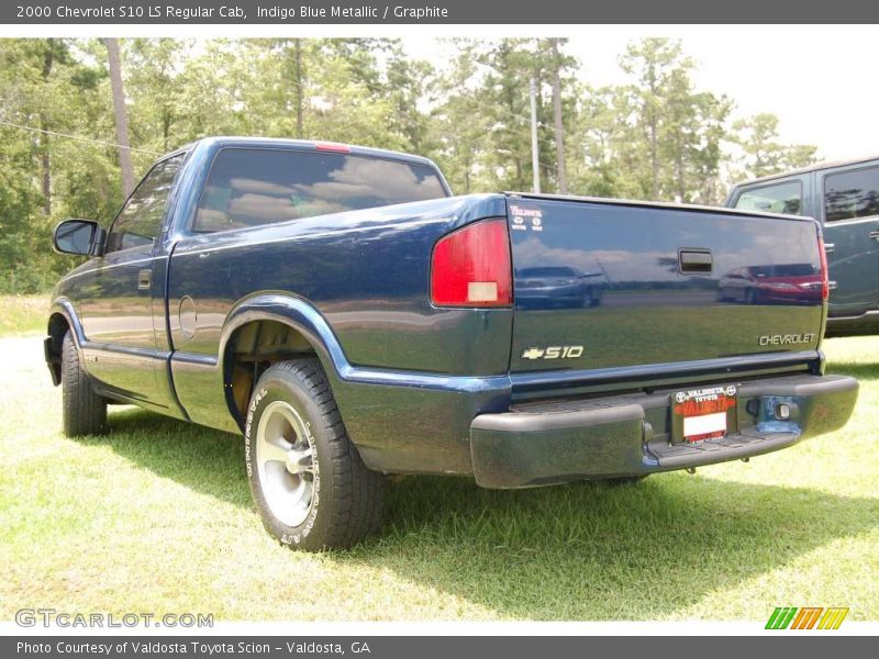 Indigo Blue Metallic / Graphite 2000 Chevrolet S10 LS Regular Cab