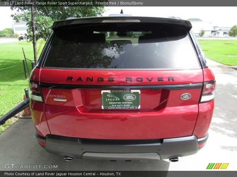Firenze Red / Ebony/Ebony 2017 Land Rover Range Rover Sport Supercharged