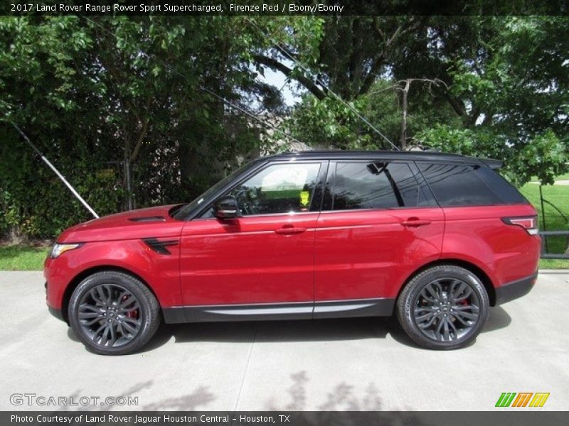 Firenze Red / Ebony/Ebony 2017 Land Rover Range Rover Sport Supercharged