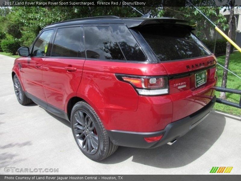 Firenze Red / Ebony/Ebony 2017 Land Rover Range Rover Sport Supercharged