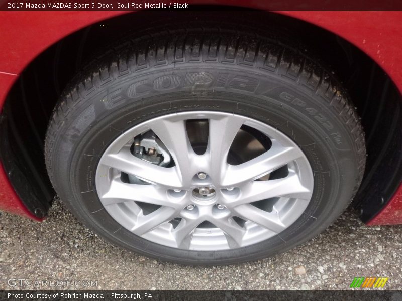 Soul Red Metallic / Black 2017 Mazda MAZDA3 Sport 5 Door