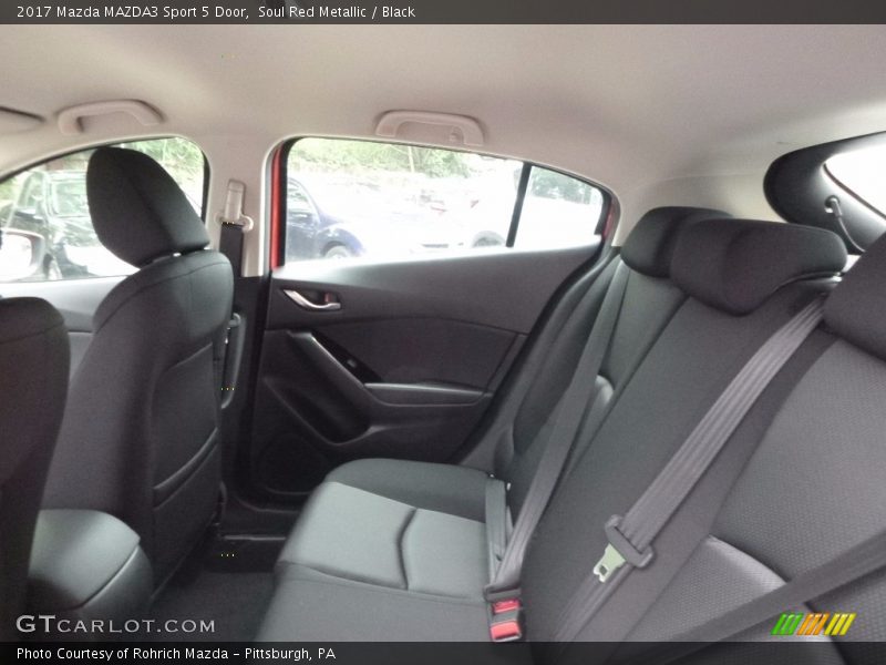 Soul Red Metallic / Black 2017 Mazda MAZDA3 Sport 5 Door
