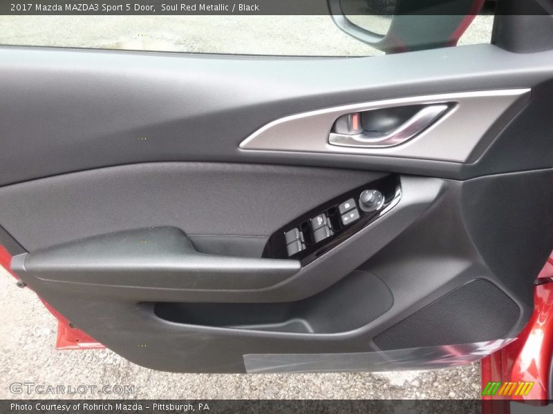 Soul Red Metallic / Black 2017 Mazda MAZDA3 Sport 5 Door