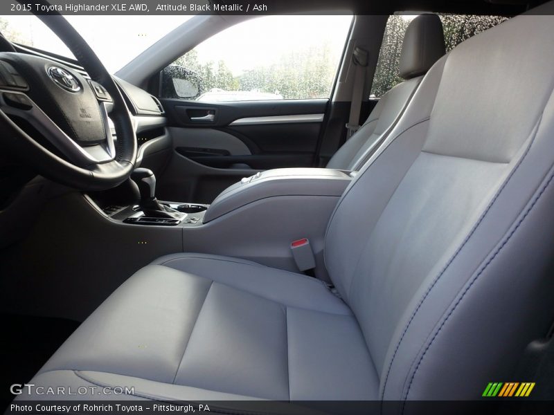 Attitude Black Metallic / Ash 2015 Toyota Highlander XLE AWD