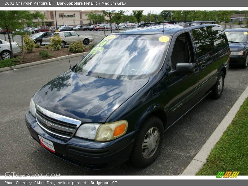 Dark Sapphire Metallic / Medium Gray 2002 Chevrolet Venture LT