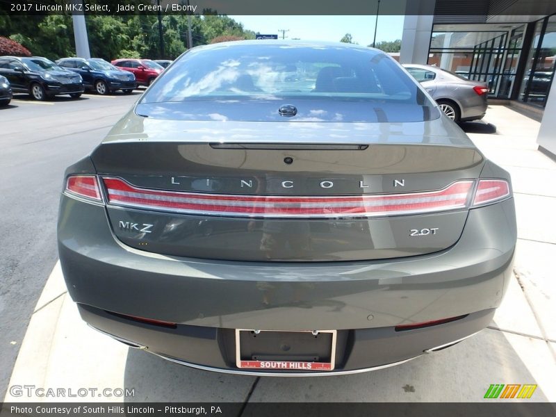 Jade Green / Ebony 2017 Lincoln MKZ Select