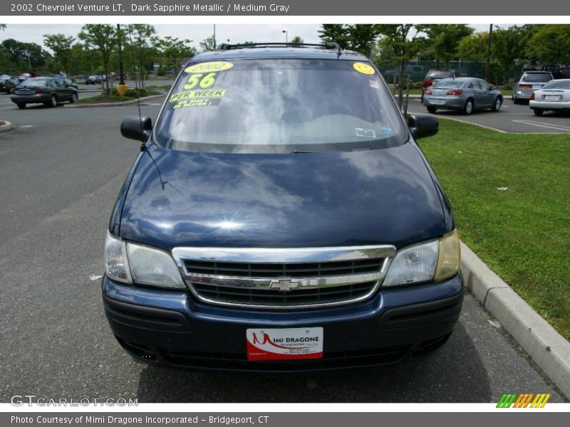 Dark Sapphire Metallic / Medium Gray 2002 Chevrolet Venture LT