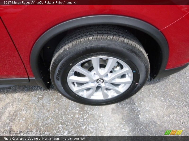 Palatial Ruby / Almond 2017 Nissan Rogue SV AWD