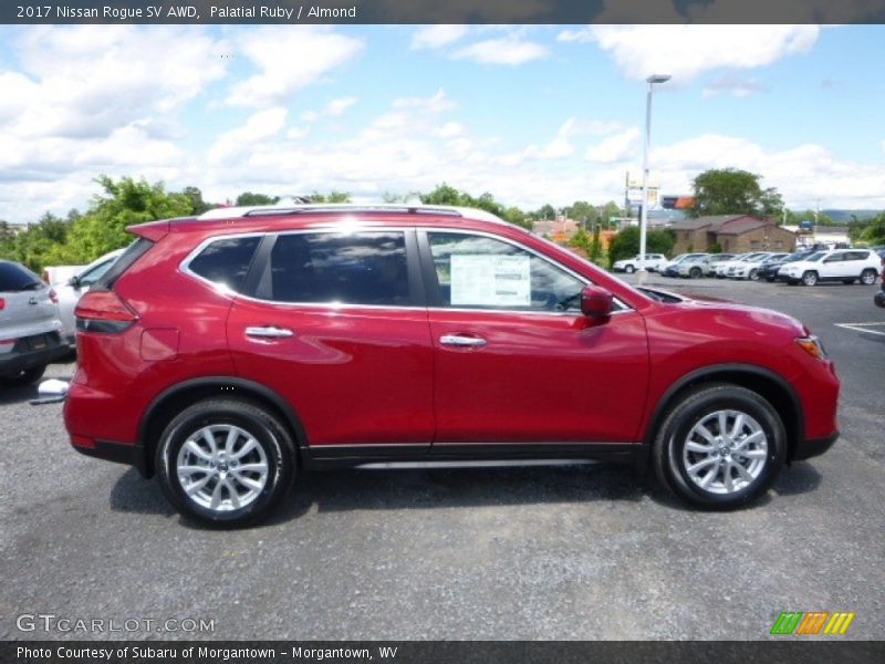 Palatial Ruby / Almond 2017 Nissan Rogue SV AWD