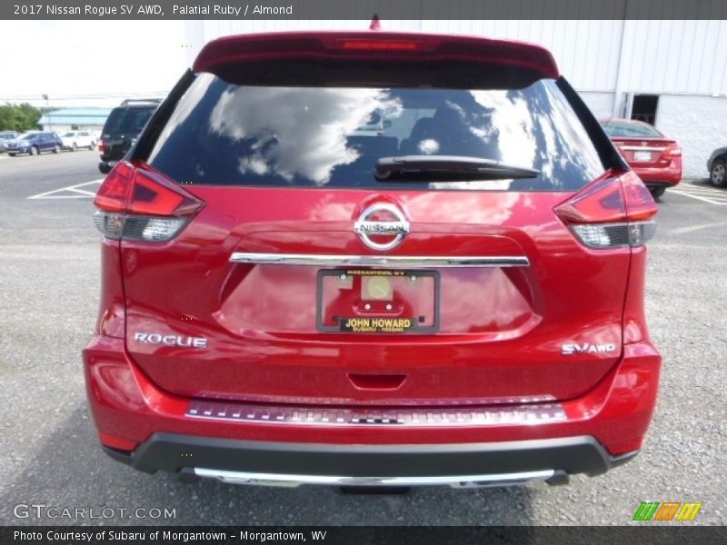 Palatial Ruby / Almond 2017 Nissan Rogue SV AWD