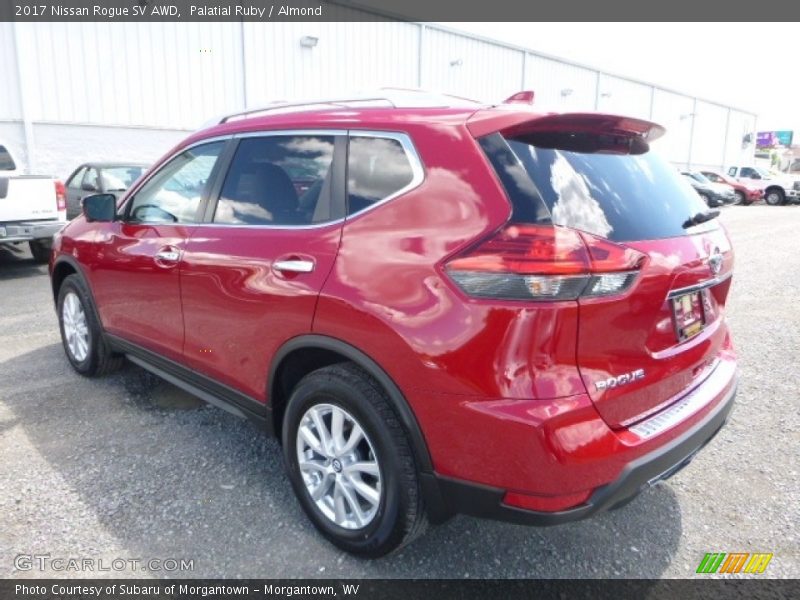 Palatial Ruby / Almond 2017 Nissan Rogue SV AWD