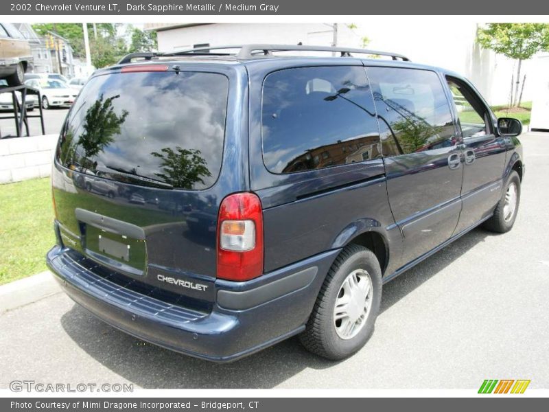 Dark Sapphire Metallic / Medium Gray 2002 Chevrolet Venture LT
