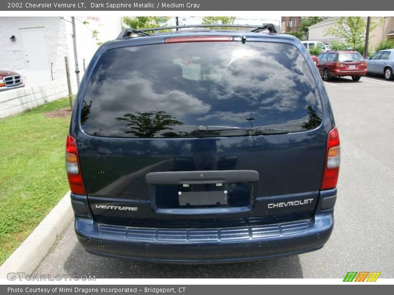 Dark Sapphire Metallic / Medium Gray 2002 Chevrolet Venture LT